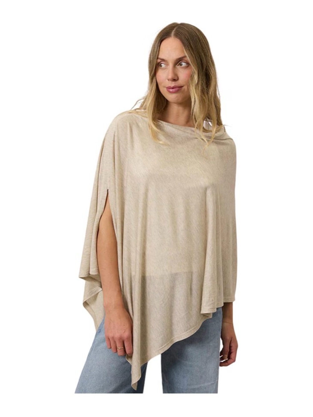 Solly Baby Nursing Cover in color Flax